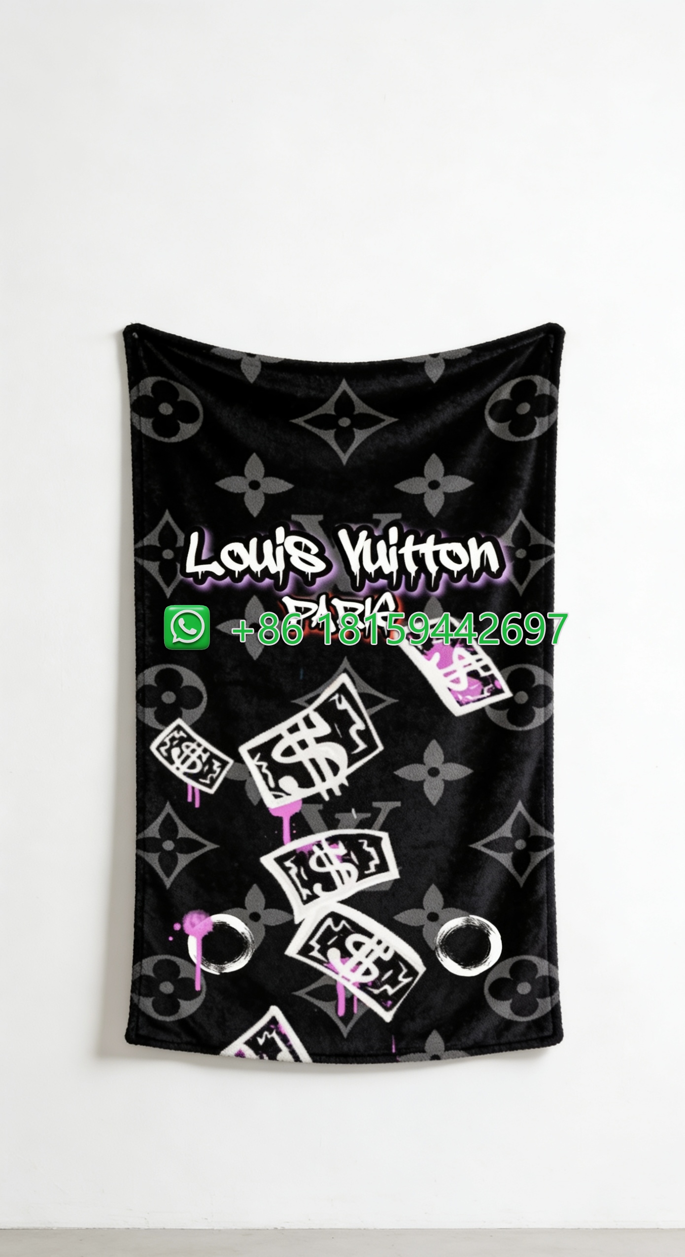 Louis Vuitton Throw Blankets